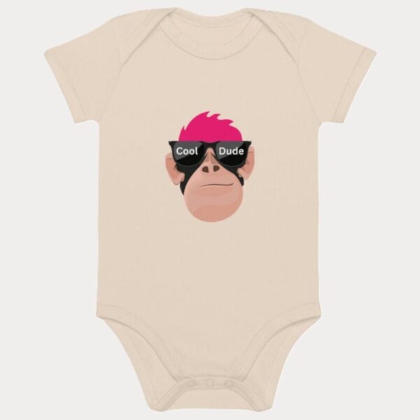 Organic Cotton Cool Dude Baby Bodysuit