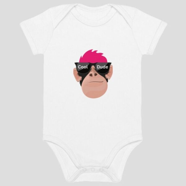 Organic Cotton Cool Dude Baby Bodysuit