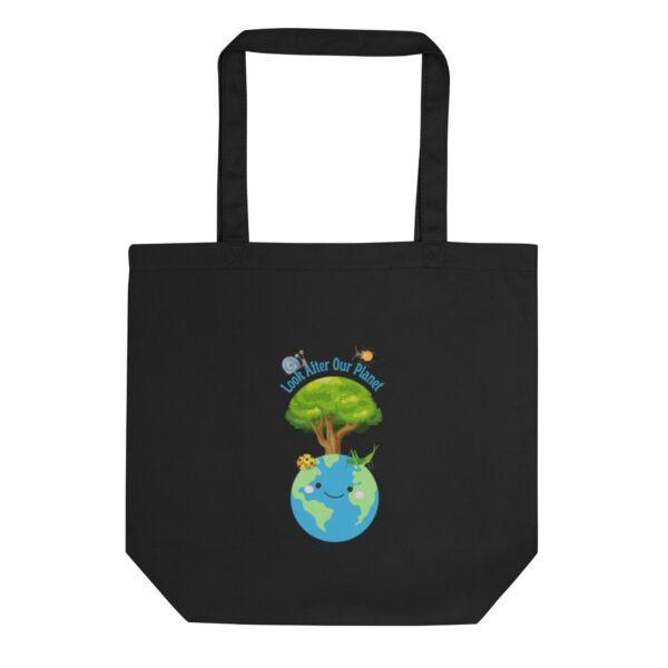 look-after-our-planet-black-eco-tote-bag