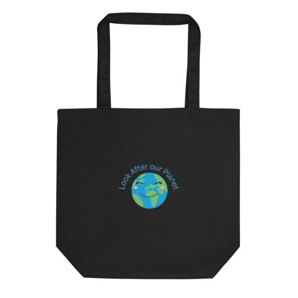 look-after-our-planet-black-eco-tote-bag