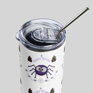 scary-spider drinks tumbler