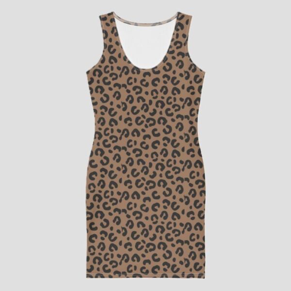 Women's Cheetah Print Bodycon Dress