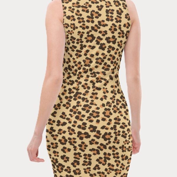 Women's Leopard Print Bodycon Dress