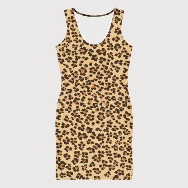 Women's Leopard Print Bodycon Dress