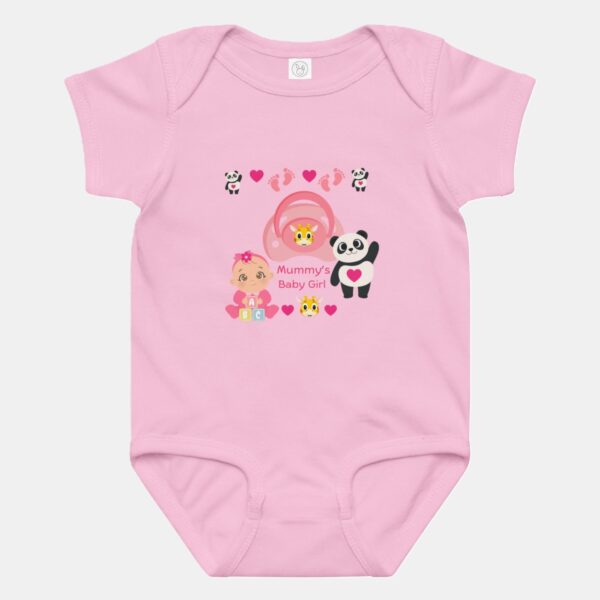 Mummy’s Baby Girl Jersey Baby Bodysuit
