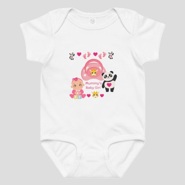Mummy’s Baby Girl Jersey Baby Bodysuit